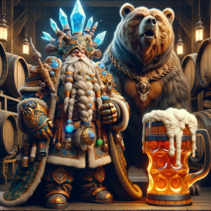 A Brewmaster in a drinking hall